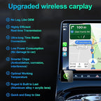 Wireless CarPlay Adapter 2026 Upgraded, 2-in-1 Adapter Converts Wired to Wireless Dongle, 5GHz WiFi Auto-Connection, Plug & Play for Cars with Factory Wired CarPlay/Android Auto (Grey)