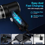 Handheld Cordless Car Vacuum, 3 in 1 Cleaner & Air Duster Blower & Hand Pump, 9000Pa High Power Mini Portable Dry Vacuum With LED Light for Car, Home, Pet