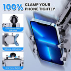 DIAMOOKY Upgraded Metal Phone Mount for Jeep Wrangler JL JLU 2018-2023 and Gladiator JT 2020 2021 2022 2023 Phone Holder Dash Mount System Kit Dashboard Accessories Passenger Side (Not for 4xe)