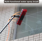 Water Fed Pole Kit - Telescopic Window Cleaning Brush & Extension Pole Set for Efficient Outdoor Washing Solar Panel Care and Vehicle Detailing Solutions