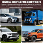 2PCS Car Seat Gap Filler Organizer, Console Side Organizer, Seats Gap Organizer with Phone Holder, Multifunctional Car Seat Filler Gap Space Prevents Things Dropping for Most Vehicles (Black)