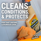 Armor All Car Leather Cleaner Spray, Beeswax Leather Care Spray for Cars, Trucks, Motorcycles, 16 Oz Each