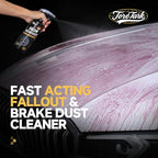 toretark Iron Remover, Fallout & Iron Remover for Car Detailing, Fast Removal Brake Dust & Rust and Wheel Cleaner, Safe for All Vehicle Paint & Wheels, Tire Shine and Preps for Wax (16oz)