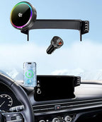 Qi2.2 25W Magnetic Car Mount Charger for Honda HR-V HRV 2023-2026 / CR-V CRV 2023 2024 2025 2026 Accessories, for Fast Charging Cell Phone Holder 7/9 Inch Screen Fixed Clip with Cooling Fan