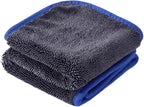 Microfiber Car Cleaning Towel - Super Absorbent Thick Drying Cloth for Detailing and Washing(Blue 40x60cm)