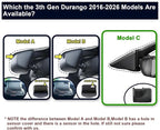 Mangoal 4K Dash Cam Custom Fit for Dodge Durango 2016 2017 2018 2019 2020 2021 2022 2023 2024 2025 2026(Model C), Citadel GT GT Plus SRT 392,Integrated OEM Look, UHD 2160P, WiFi & App, 128GB Card