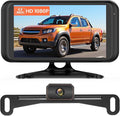 AUTO-VOX W5 Wireless Backup Camera: 4.5" 1080P Dual-Channel Monitor, Easy Installation, Stable Wireless Signal, IP69K Waterproof Color Night Vision Back Up Camera for Truck, Car, SUV, Van and Trailer