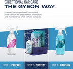 GYEON Q² LeatherShield – Durable SiO₂ Ceramic Leather Coating - Invisible Protection against Dirt, Liquids, Dye and UV Rays - Suitable for All Modern Leathers – 100 ml Supplied as 2x50ml