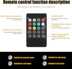 Car Led Interior Lights, RGB 48 LED Multicolor Auto Strip Light with Sound Active Function and Remote Control, Under Dash Smart Lighting Kit with Charger, Car Accessories (USB)