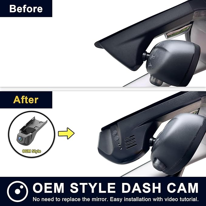 Mangoal Front 4K & Rear 1080p Dash Cam for BMW X5 Gen3 F85 F15 2014 2015 2016 2017 2018(Model A), X5M sDrive35i xDrive35i xDrive35d xDrive50i, OEM Style, 2160P UHD Video, WiFi & APP, 128GB Card