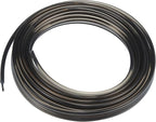 ACROPIX 3mm 0.12" 2.5m 8.20ft Universal Skirt Side Glow Optic Fiber Cable Car Light Decoration Black - Pack of 1