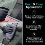 Ethos Detox - Ceramic Coating Prep Spray, Panel Wipe, Glass Cleaner - Prep Ceramic Coating, Wax, or Sealant - Multi-Purpose Formula - Leaves Nothing But the Shine