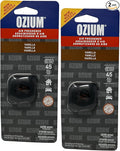 Ozium Membrane Car Vent Clip AC Air Fresheners Car Air Freshener and Car Odor Eliminator (Vanilla, 2 Packs)