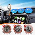 Car Phone Holder for Chevrolet Malibu 2016-2025 & Equinox 2018-2024 (Only for 8-Inch Screen) 360° Rotation Magnetic Cell Phone Mount, Compatible with Magsafe, Does Not Affect Air Vent