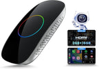 Magic Box - AI Box CarPlay Android Auto Wireless 2GB+16GB, Support YouTube, Netflix, Prime Video, Disney+, Spotify w/HDMI Output, Dual Wi-Fi & BT (5.4 & 4.2), USB Playback, AI-Powered, OTA