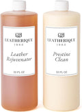Leatherique Leather Care & Preservation Set - 32 oz | Leatherique Rejuvenator Oil & Prestine Clean 2-Step System | Softens, Conditions & Preserves Leather | Perfect for Cars, Furniture, Saddles & More