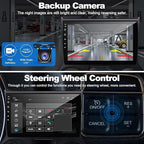 Upgraded Android 13 Car Radio for Jeep Wrangler (2011 2012 2013 2014), 10.2 Inch Car Radio with Carplay&Android Auto Support GPS Navigation, Backup Camera,FM/RDS Radio