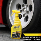 Formula 1 Wheel & Tire Cleaner - Removes Brake Dust and Dirt, Quickly Shines Rims & Tires, Safe for All Cars, Trucks, and Motorcycles (16 oz)