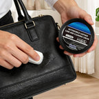 Leather Cleaner for Car Interior - Cream, 120g Conditioned Paste for Vehicle Upholstery, Stain Remover with Wax Base, Detailing Supply, Gloss Restorer for Seats, Consoles and Dashboards