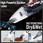Wet Dry Vacuum Cleaner Car Vacuum Cleaner Power Handheld Vacuum Cleaner for Cars Portable Vacuums Cleaners for Car,Home, Travel - Car Accessories