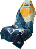 Sprints Athletic Running Towel, Full-Sized, Car Seat Cover - Moisture Wicking (Sasquatch)