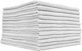 The Rag Company - The Edgeless Pearl - Professional Microfiber Detailing Towel for Ceramic Coating, Leveling & Sealant Removal, Scratch-Free & Tagless, 320gsm, 16x16 inches, Ice Grey - 12-Pack