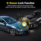 Dash Cam, 4K+2K Full HD Dash Cam Front and Rear, Dash Camera for Cars with Built-in 5GWiFi, 3.0” IPS Screen Dashcam, with 64GB Card, Night Vision, Loop Recording, G-Sensor, Parking Mode, Black