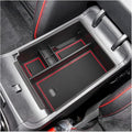 SXCY for 2025 2026 Hyundai Tucson [SE/SEL] Center Console Organizer for 2025 2026 Hyundai Tucson Accessories for 2025 2026 Hyundai Tucson Console Organizer Armrest Console Tray(Red)