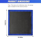 2PCS Clay Bar Towel for Auto Detailing, 12" x 12" Fine Grade Microfiber Car Chamois Towel, No-Scratch DIY Detail Clay Bar Alternative Cloth Mud Strip Cleaner Tool for Cars Detailing (2PCS)