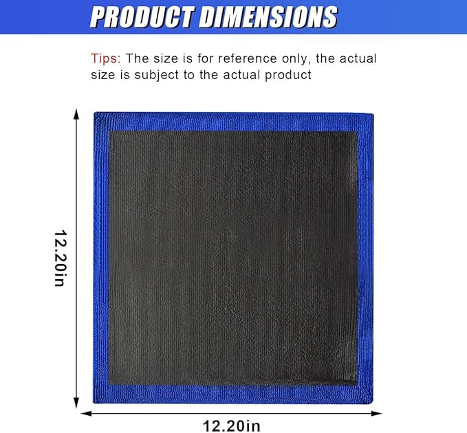 Clay Bar Towel for Auto Detailing, 12" x 12" Fine Grade Microfiber Car Chamois Towel, No-Scratch DIY Detail Clay Bar Alternative Cloth Mud Strip Cleaner Tool for Cars Detailing (1PC)