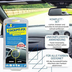 ATG Car Dashboard Repair Kit – Dashboard Repair for Cracks & Breaks – Leather & Vinyl Repair – Epoxy Glue Set - Leather & Vinyl