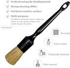 Car Detailing Brushes Set for Cleaning Car Wheel Rim, 3 Pack Automotive Cleaning Brushes Set Wet & Dry Use Scratch Free for Interior Exterior, Leather, Emblem, Wheel, Tire Nut