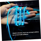 Alipis 3pcs Car Led Lights Ambient Lighting for Car Interior Under Kit High Brightness USB-Powered Easy to Install