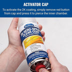 Eastwood 2k Aerosol Spray | Clear Coat Automotive Paint Aerosol Spray with Long-lasting and Durable Finish 11.8 Oz Can | Clear Coat | 12 Pack