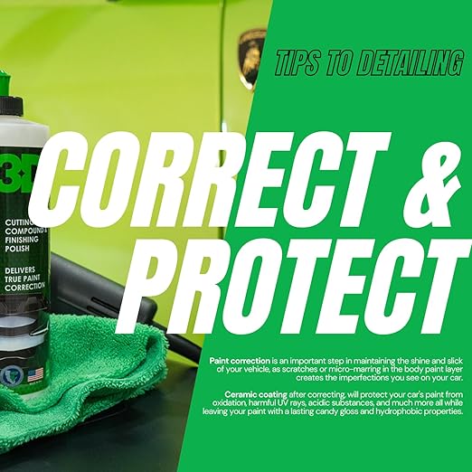 3D One Car Scratch & Swirl Remover + GLW Series Clay Lubricant – The Ultimate Paint Correction & Decontamination Bundle