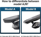 Mangoal Front 4K & Rear 1080p Dash Cam Custom fit for Chevy Colorado 2023 2024 2025 2026 WD LT Z71 ZR2 Work Truck Trail Boss(Model B), Integrated OEM Look, UHD 2160P Video, Free App & WiFi, 128GB Card