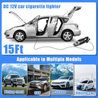 AUTODECO Car Cleaning Kit, Car Vacuum Interior Detailing Cleaner Kit with High Power Handheld Vacuum, Brush Set, Windshield Tool, Duster, Towels, Complete Car Care Tools for Women (Blue)