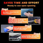 Car Wax Polish, Carnauba Wax Restores Shine High Hydrophobicity & Antioxidant, Long-Lasting Protection Gentle Formula For Cars, Rvs, Trucks, Motorcycles - Includes Sponge & Towel - 1pack 3.53oz