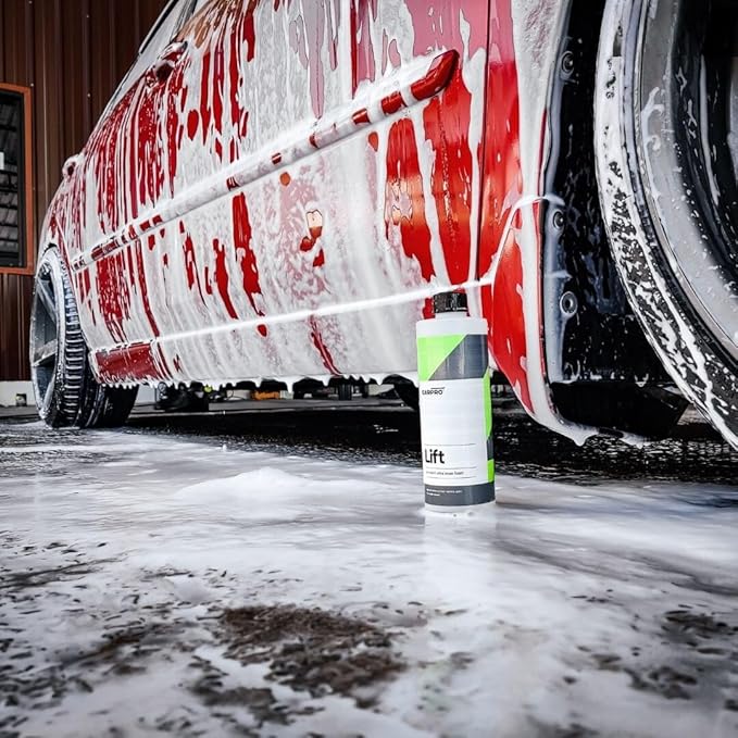 CARPRO Lift - Pre-Wash Snow Foam Car Wash Soap, Dissolves and Lifts Away a Large Amount of Dirt & Grime, Completely Touchless - Use in Bucket or Foam Cannon, Concentrated - Gallon (135oz)