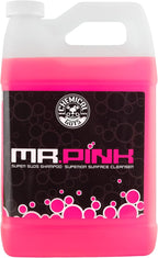 Chemical Guys Mr. Pink Foaming Car Wash Soap (128 fl oz) + Wonder Wave Tire Dressing Applicators (Pack of 2)