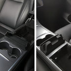 for Tesla Model Y 2024-2020 and Model 3 2023-2017 Accessories Center Console Organizer Tray Armrest Storage Box Silicone Sunglasses Coin Holder