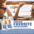 HoogaLife Car Air Freshener Diffuser 2 Pack Hanging Air Freshener Diffuser - VoIeano Lava Fragrance Oil Air D iffuser for Car, 45+ days Long Lasting Fragrance Made in USA (V53)