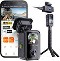 Vantrue E360 ACE All Channel Dash Cam, 585°, STARVIS 2, Front Inside Rear Full Coverage Dashcam with Selfie Stick Tripod, Fisheye, Dual IR Night Vision, Action Camera, Voice Control, GPS, Support 1TB
