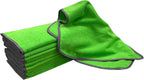 Detailer's Preference Large 320 GSM Microfiber Towels for Car Detailing, Washing, Drying, Ultra Soft Terry Weave, Scratch-Free, Lint-Free, Multi-Surface, Reusable, 16x24 Inch, 12-Pack, Green