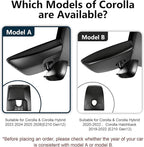 mangoal Front 4K & Rear 1080p Dash Cam Custom fit for Toyota Corolla Gen12 E210 2023 2024 2025 2026 (Model A),LE SE XLE XSE Hybrid Hatchback, Integrated OEM Look,2160P UHD Video,App & WiFi,128GB Card