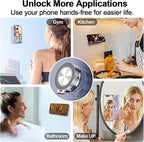 AICase Car Electric Suction Cup Vacuum Magnetic Phone Holder, 360° Rotatable Compatible with MagSafe, Magnet Cell Phone Car Mount for iPhone & Android, Includes Adhesive Pad for Uneven Surfaces