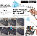 ProClean 360 Tornado Car Cleaning Gun – High Pressure Air Blow & Detailing Tool with Rotating Nozzle, Upholstery & Carpet Cleaner, Auto Detailing Blow Gun for Seats, Vents, Engines, Home Use