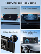 INNOVV V2 10.3 Inch Wireless CarPlay & Android Auto HD IPS Touch Screen 1920x720, Universal Fit, Plug and Play, Mirror Link, GPS, Loop Recording, Siri & Google Assistant, Adjustable Magic Stand