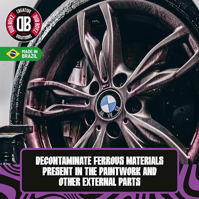 DUB BOYZ Iron Skunk Wheel Cleaner – 16 oz, Color-Changing, Fast-Acting, Safe for All Wheels, Brake Dust and Iron Contaminant Remover