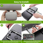Front Center Console Organzier Headrest Tray Compatible with 2011-2025 2026 Ford F150 F250 F350 F450 F550 F650, Jump Seat Storage Container Box Armrest Table Desk Insert Accessories (Jump Seat Only)
